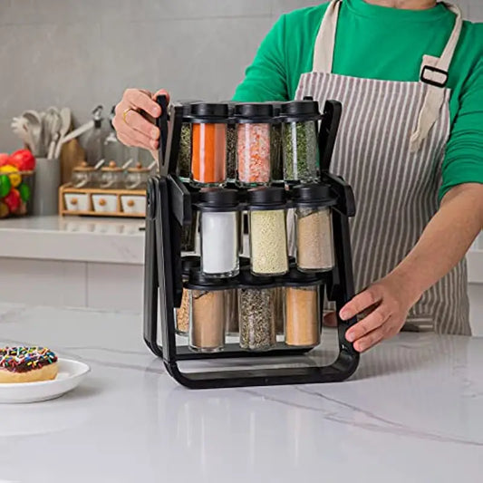 kitchen spice's rotating rack