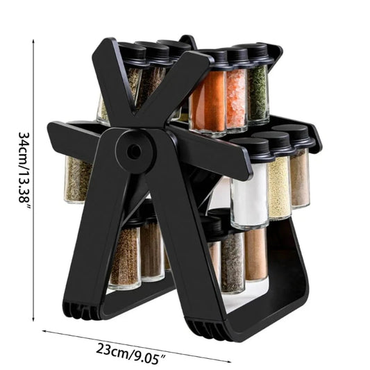 kitchen spice's rotating rack